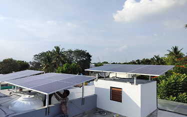 Solar rooftop installation concept